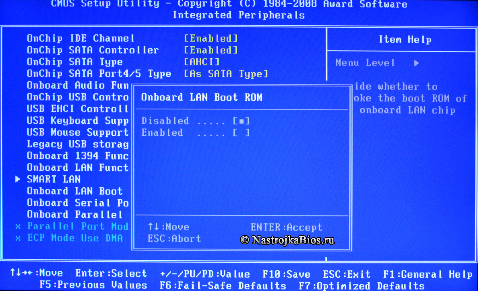 Onboard LAN Boot ROM - загрузка компьютера с удаленного ПК